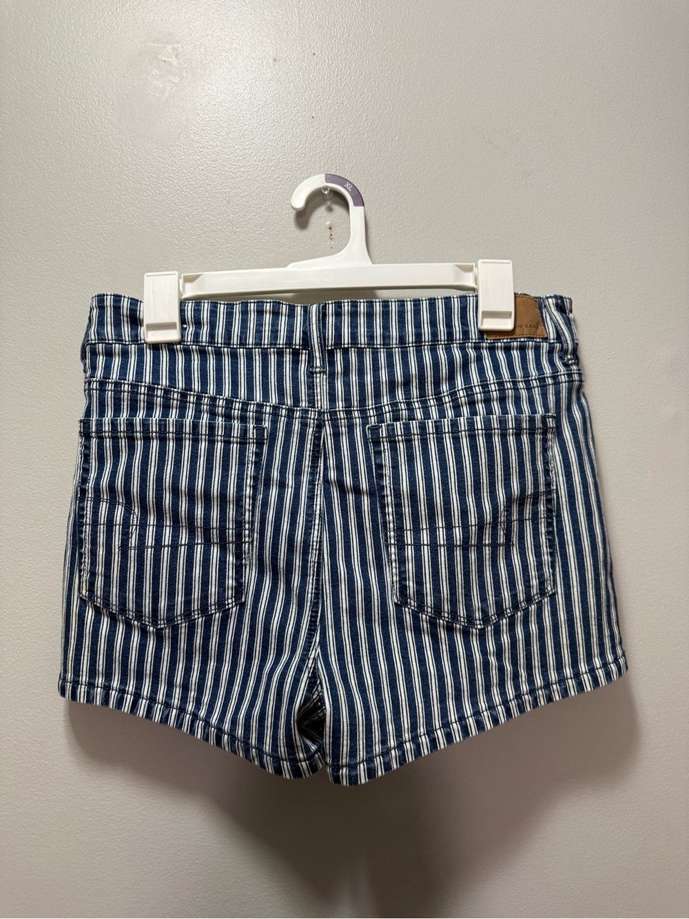 Striped Women’s Denim Shorts - Picture 4 of 5